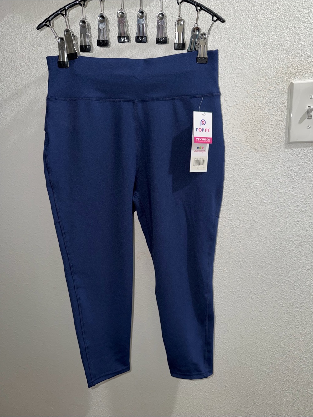 POP Fit High-Waist Performance Crop Leggings NWT